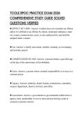 TCOLE BPOC PRACTICE EXAM 2026 COMPREHENSIVE STUDY GUIDE SOLVED QUESTIONS VERIFIED