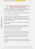 Alaska Pharmacy MPJE Specifics Questions and  Correct Answers &vert; Latest Update 
