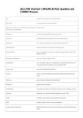 LEGL 2700 UGA Test 1 UPDATED ACTUAL Questions and  CORRECT Answers 