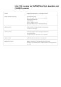 LEGL 2700 Roessing Test 3 UPDATED ACTUAL Questions and  CORRECT Answers