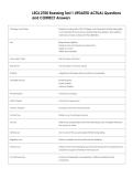 LEGL 2700 Roessing Test 1 UPDATED ACTUAL Questions  and CORRECT Answers 