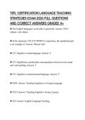 TEFL&lowbar;CERTIFICATION&lowbar;LANGUAGE&lowbar;TEACHING&lowbar;STRATEGIES&lowbar;EXAM&lowbar;2026&lowbar;FULL&lowbar;QUESTIONS