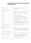 LEGL 2700 Hackleman Exam 3 UPDATED ACTUAL Questions  and CORRECT Answers