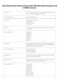 LEGL 2700 Final Exam Nichols Study Guide UPDATED ACTUAL Questions and  CORRECT Answers