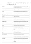 LEGL 2700 Final Exam - Tripp UPDATED ACTUAL Questions  and CORRECT Answers
