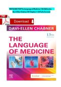Test Bank for The Language of Medicine 13th Edition by Davi-Ellen Chabner &lpar;Chapters 1-22&rpar; &vert; Complete Q&A