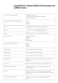 Legal 2700 Exam 1 Nichols UPDATED ACTUAL Questions and  CORRECT Answers