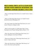 DELTA SIGMA THETA ACTUAL EXAM ELITE REVIEW WITH COMPLETE QUESTIONS AND VERIFIED ANSWERS GRADED A PLUS 2026