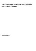 ITM 207 MIDTERM UPDATED ACTUAL Questions  and CORRECT Answers