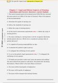 Chapter 2- Legal and Ethical Aspects of Nursing  Questions and Correct Answers &vert; Latest Update 