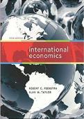 Test Bank for International Economics Hardcover &ndash; 11 Mar&period; 2014 by Robert C&period; Feenstra&vert;&vert;ISBN&colon;9781429278423