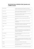 ITM 102 Final Exam UPDATED ACTUAL Questions and  CORRECT Answers