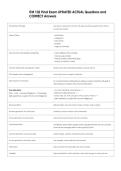 ITM 102 Final Exam UPDATED ACTUAL Questions and  CORRECT Answers