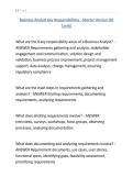 Business Analyst Key Responsibilities - Shorter Version &lpar;20 Cards&rpar;&period;