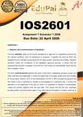IOS2601 Assignment 1 &lpar;COMPLETE ANSWERS&rpar; Semester 1 2026  - DUE April 2026