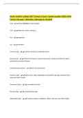 North Seattle College EMT Entrance Exam &lpar;Latest Update 2026&rpar; With Correct Answers &vert;Solution &vert;Already A&plus; Graded