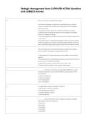 Strategic Management Exam 2 UPDATED ACTUAL Questions  and CORRECT Answers