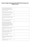 Chapter 6-Strategic Management &lpar;CAP&rpar; UPDATED ACTUAL Questions and  CORRECT Answers