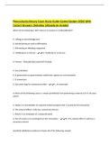 Pennsylvania Notary Exam Study Guide &lpar;Latest Update 2026&rpar; With Correct Answers &vert;Solution &vert;Already A&plus; Graded