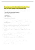 Perinatal Mental Health Certification &lpar;PMH-C&rpar; Exam &lpar;Latest Update 2026&rpar; With Correct Answers &vert;Verified &vert;Already A&plus; Graded