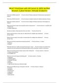 MLA&sol;T Final Exam with All Correct & 100&percnt; Verified Answers &vert;Latest Version &vert;Already Graded A&plus;