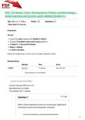 EXSC 525 Module 2 Quiz&colon; Developing the Problem and Methodology &vert; Actual Questions and Answers Latest Updated 2026 &lpar;Graded A&plus;&rpar;