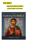 Full Test Bank&colon; Exploring the Bible&comma; 2nd Edition &vert; Stephen L&period; Harris &vert; Complete Chapter-by-Chapter Coverage &vert; Verified Questions & Correct Answers &vert; Detailed Rationales &sol; Explanations &vert; Undergraduate & Religious Studies Level &vert; Updated 2026 Version