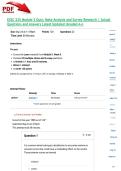 EXSC 525 Module 5 Quiz&colon; Meta-Analysis and Survey Research &vert; Actual Questions and Answers Latest Updated 2026  &lpar;Graded A&plus;&rpar;