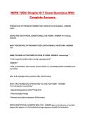 NSPN 7200&colon; Chapter 6&plus;7 Exam Questions With Complete Answers 