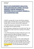  NBCOT COTA EXAM NEWEST 2026 ACTUAL  EXAM QUESTIONS AND CORRECT DETAILED  ANSWERS &lpar;VERIFIED ANSWERS&rpar; ALL  ANSWERED &lbrace;750 Q & A&rcub; ALREADY GRADED A&plus; &vert;  100&percnt; GUARANTEED PASS