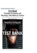 Test bank For Principles of Anatomy and Physiology 16th Edition by Gerard J&period; Tortora&semi; Bryan H&period; Derrickson