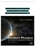 Solution Manual for Modern Physics with Modern Computational Methods&colon; for Scientists and Engineers&comma; 3rd Edition&comma; John Morrison &lpar;Chapters 1 - 15&rpar;