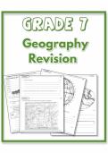 Grade 7 Geography Revision &lpar;Term 1 &ndash; 4&rpar;