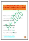 AIRMETHODS PRE-HIRE EXAM QUESTIONS AND ANSWERS GRADED A&plus; 2026