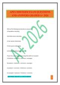 APES MIDTERM EXAM QUESTIONS AND ANSWERS GRADED A&plus; 2026