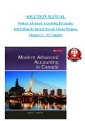 Modern Advanced Accounting in Canada &lpar;10th Edition&rpar;&comma; Darrell Herauf & Chima Mbagwu &ndash; Chapters 1&ndash;12 Complete Solution Manual