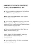USMLE STEP 2 CK COMPREHENSIVE SCRIPT 2026 QUESTIONS AND SOLUTIONS