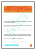 BUSML 3250 EXAM QUESTIONS AND ANSWERS GRADED A&plus; 2026