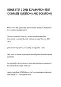 USMLE STEP 3 2026 EXAMINATION TEST COMPLETE QUESTIONS AND SOLUTIONS