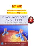 TEST BANK Pharmacology for Nurses-A Pathophysiologic Approach&comma; 6th Edition &lpar;Adams&comma; 2020&rpar;&comma; Chapters 1 - 50