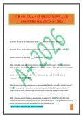 CD 480 EXAM &num;3 QUESTIONS AND ANSWERS GRADED A&plus; 2026