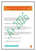 CD 480 EXAM PACKAGE DEAL 100&percnt; VERIFIED 2026&period;