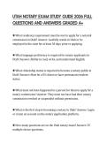 UTAH NOTARY EXAM STUDY GUIDE 2026 FULL QUESTIONS AND ANSWERS GRADED A&plus;