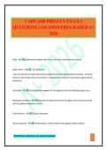 CADS 1600 PRESLEY EXAM 2 QUESTIONS AND ANSWERS GRADED A&plus; 2026