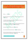 CADS 1600 - EXAM 3 QUESTIONS AND ANSWERS GRADED A&plus; 2026