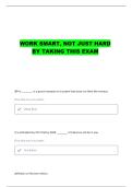 ISQS 2340 FALL 2021 UNIT II EXAM REVIEW SHEET QUESTIONS AND CORRECT ANSWERS