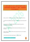 CADS 2000 EXAM PACKAGE DEAL 100&percnt; VERIFIED 2026&period;