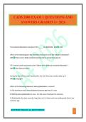 CADS 2000 EXAM 1 QUESTIONS AND ANSWERS GRADED A&plus; 2026