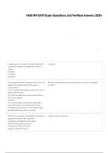 HESI Comprehensive Exit Exam 2025 V2 Questions And Correct Detailed Answers 