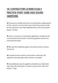 VA CONTRACTORS LICENSE EXAM 2 PRACTICE STUDY GUIDE 2026 SOLVED QUESTIONS
